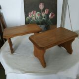 Duo wooden stools