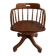 Fauteuil de bureau en chêne ancien
