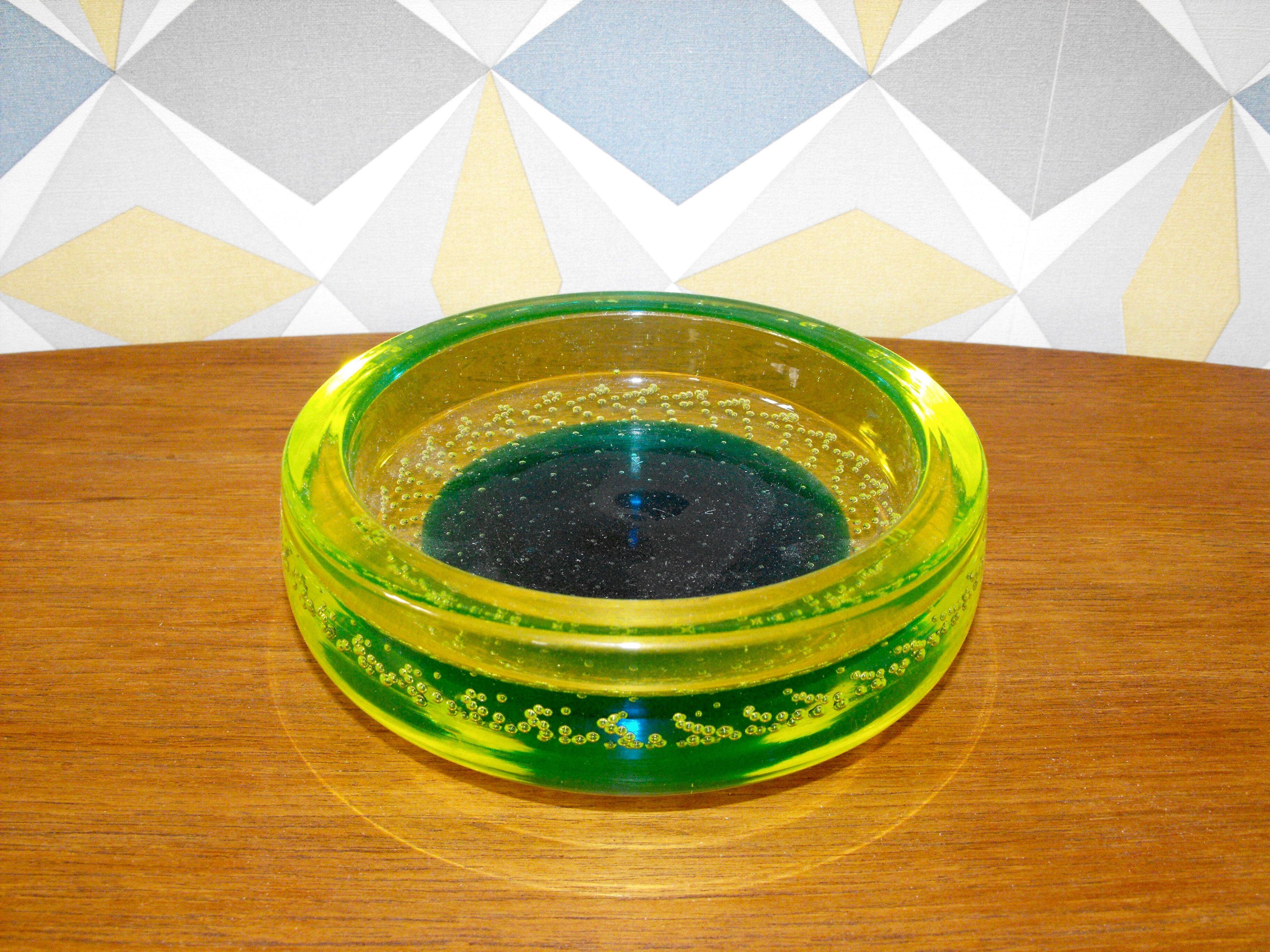 Trinket bowl Murano Flavio Poli Sommerso 70