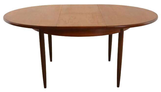 vintage G-Plan ronde eetkamertafel 'Burnstones'