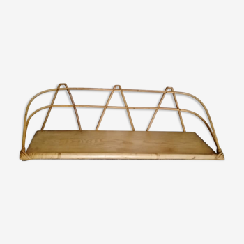 Vintage rattan shelf