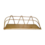 Vintage rattan shelf