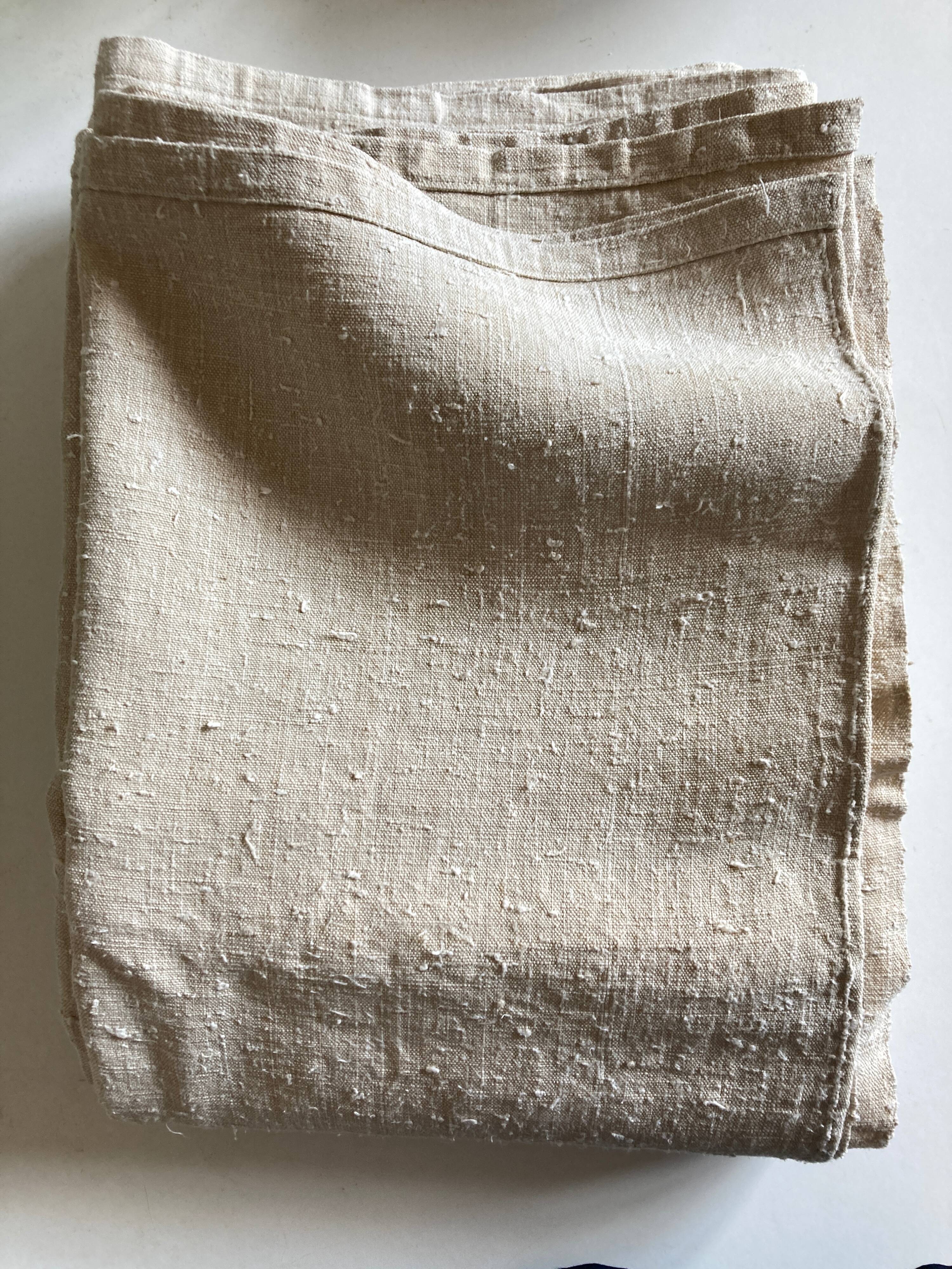 Nappe de ferme 19e en chanvre de trousseau l2,45m