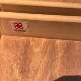 Gianfranco Frattini for Bernini, rosewood writing desk model 530, 1950s Italian