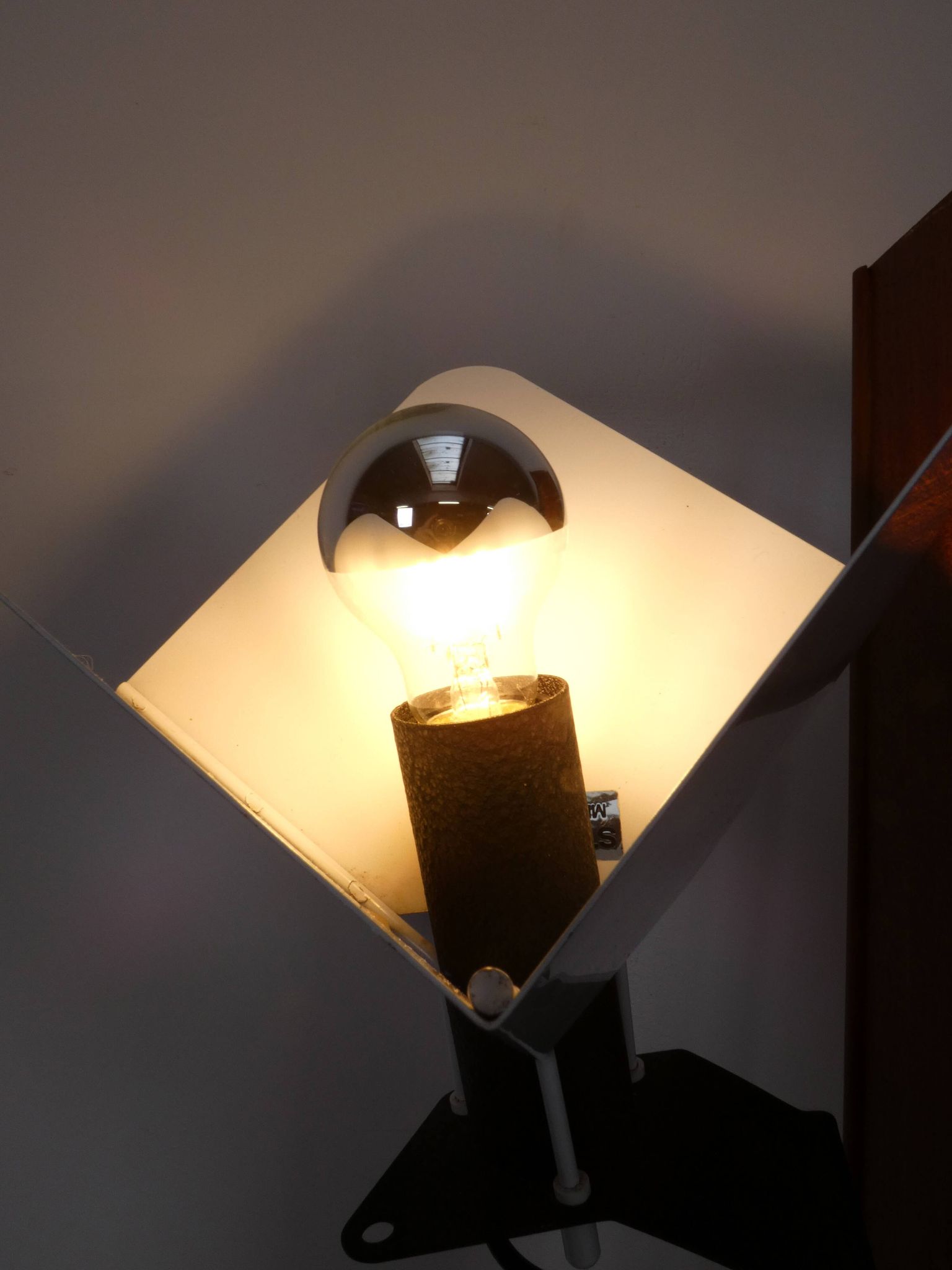 Lampe à pince Triedro de Joe Colombo pour Stilnovo