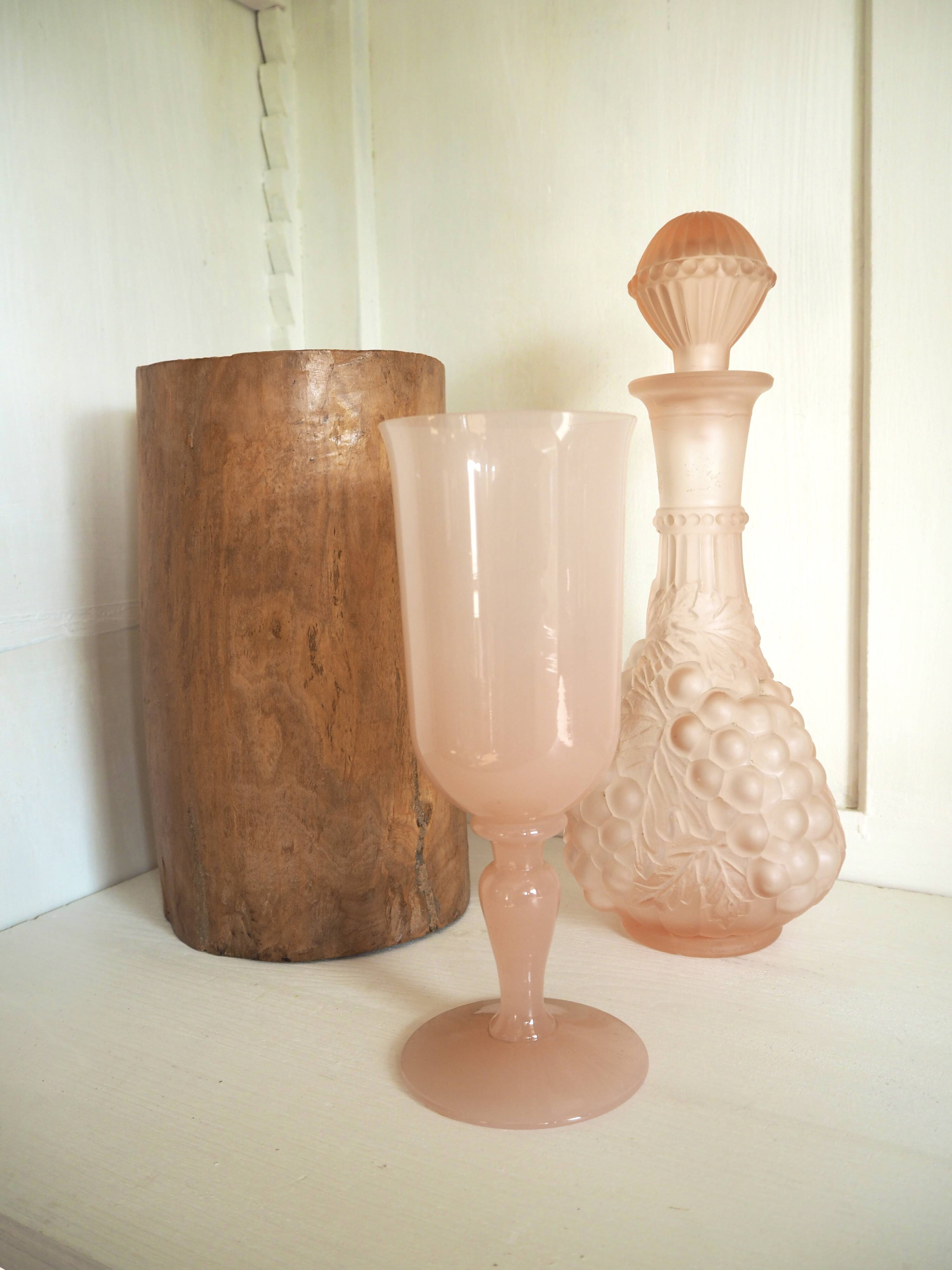 Vase XL en bois brutaliste