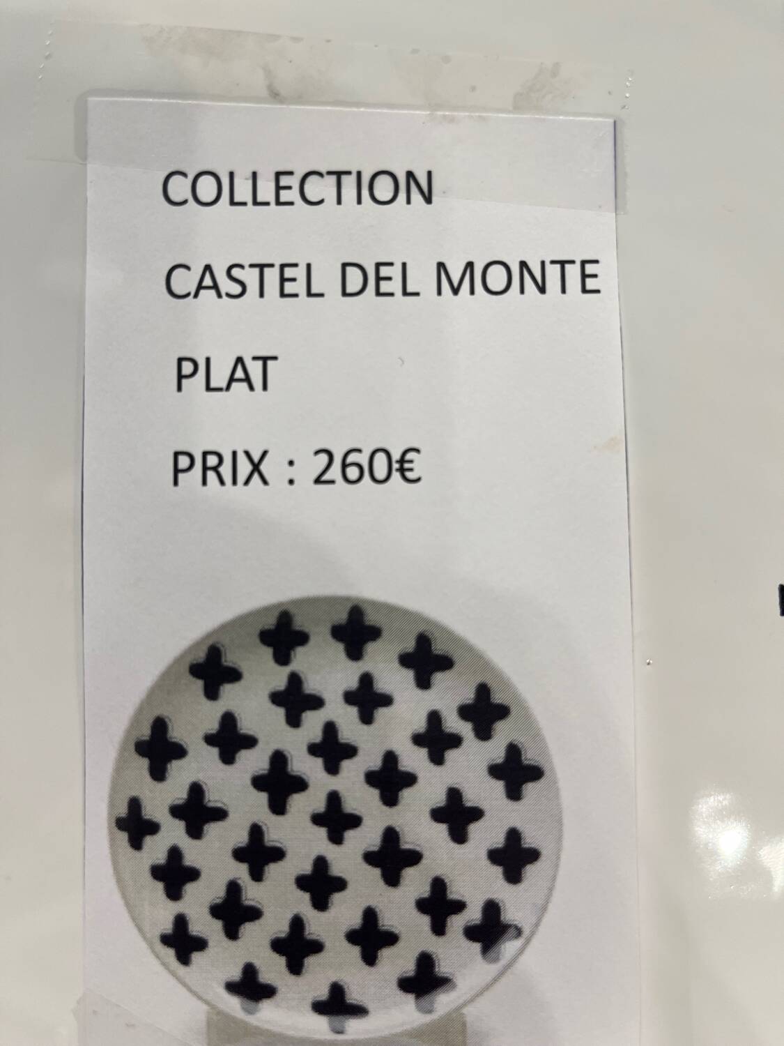 Natuzzi Italia ceramic tray