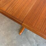 Vintage Skovby extendable oval table teak