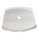 White porcelain draining plate