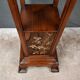 Large Cherry & Walnut Stool, Asian style – Early 20th century