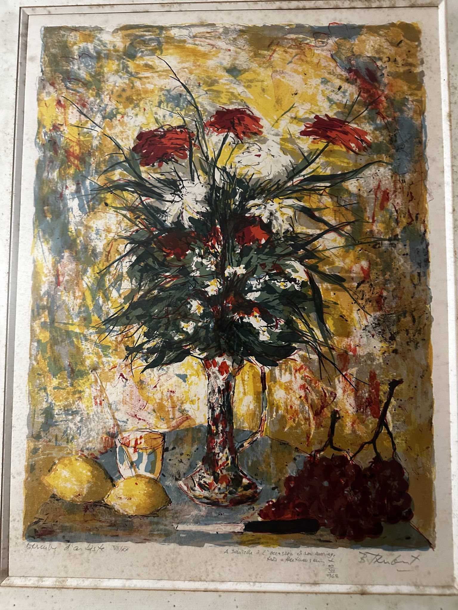 Bertoldo Taubert (Italian/French 1915-1974) - Still Life No. 7/20