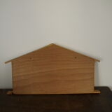 House wooden wall shelf lockers