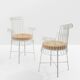 Mathieu Matégot paire de chaises Cap d’Ail 1950s