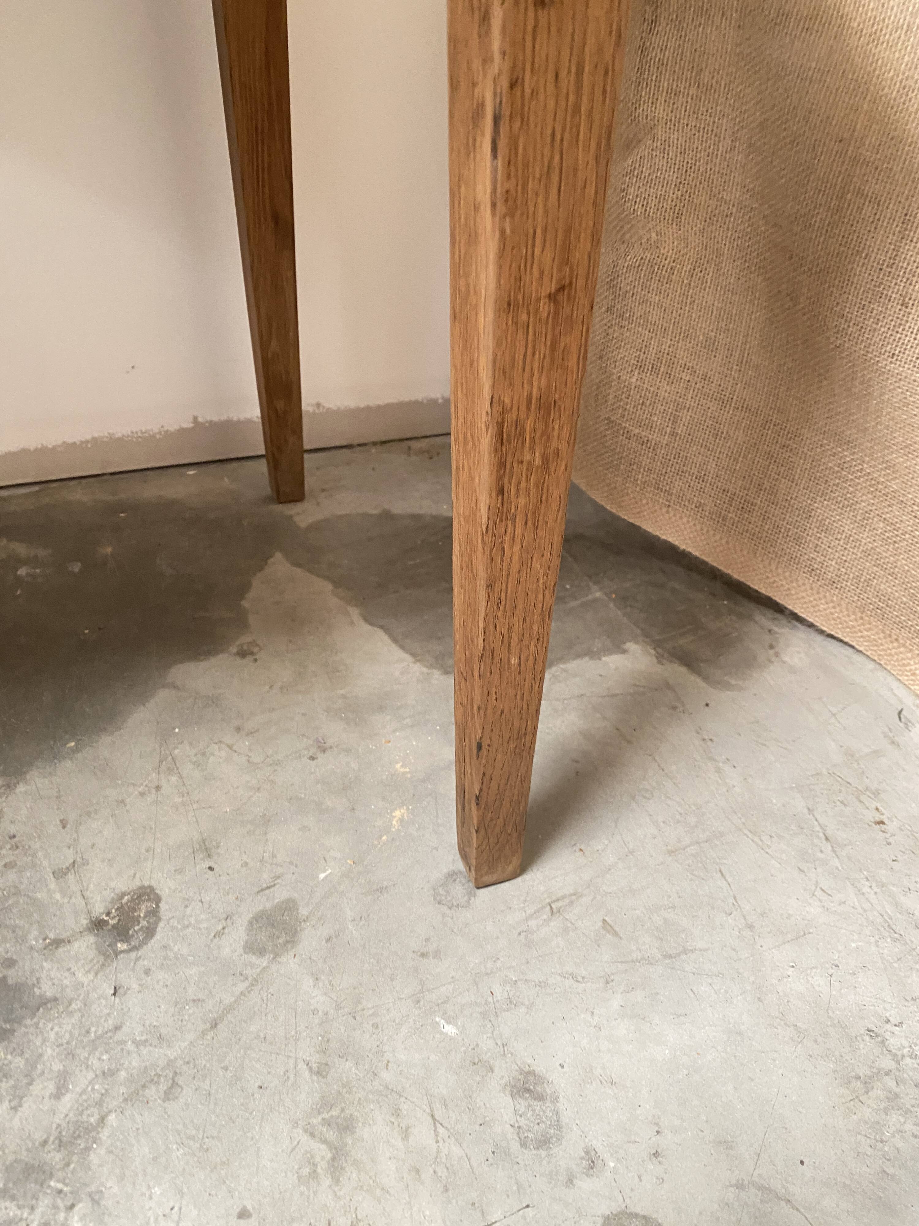 Bureau en chêne / table de ferme