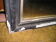 Antique wall mirror in wood and blackened stucco 43x55cm