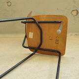 Pair of vintage formica chairs 60