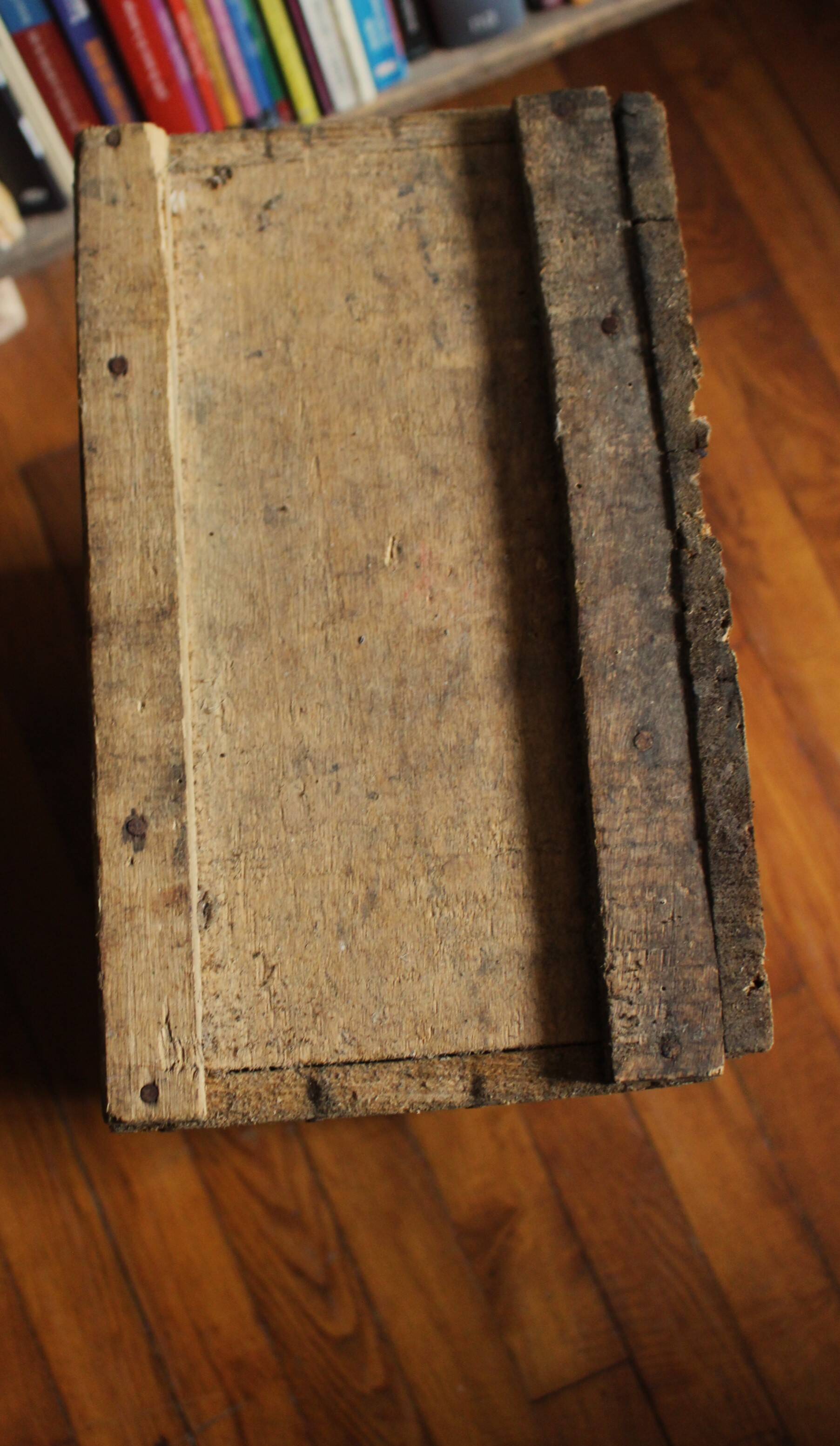 Wooden box storage furniture Germain