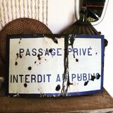 Private passage plate