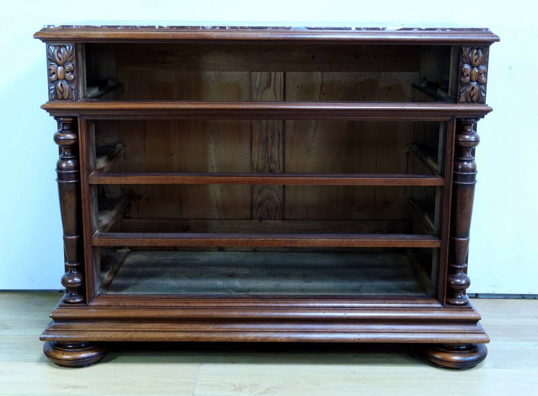 Walnut Commode by P. Guinand-Leglas, Renaissance style – 1920
