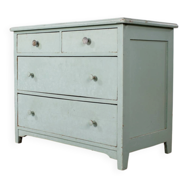 Commode vintage à tiroirs industrielle des années 50-60