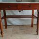 Toilet table on marble with cacker