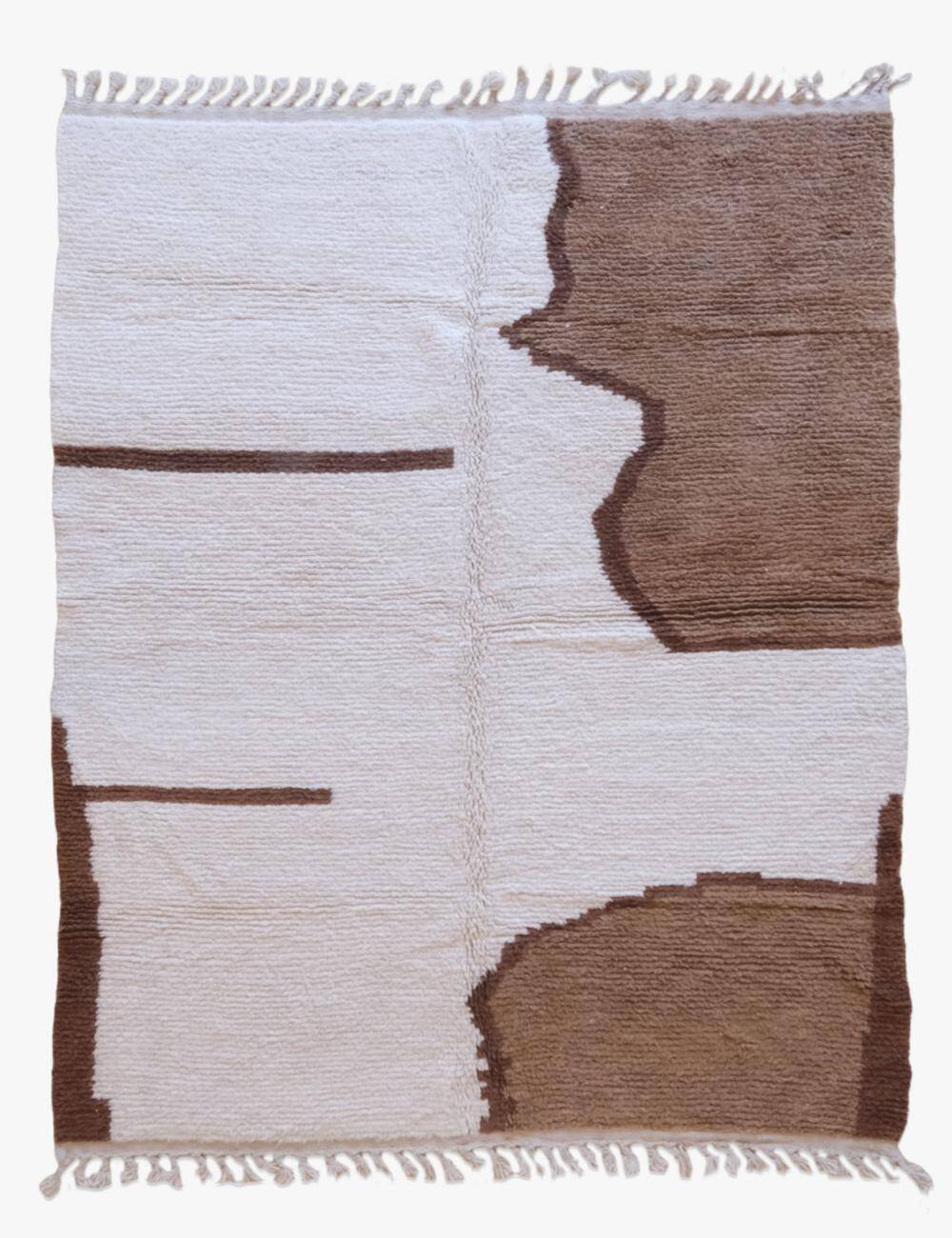 Mocha Brown Rug - 283 x 220 cm