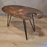 Coffee table in shape of painter's palette