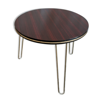 Table basse tripode années 70