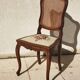 Antique Louis XV style walnut chair