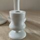 Series of 3 vintage candlesticks from the 60s and 70s