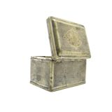 Sugar bowl, historicism, silver-plated brass, Austria, 19th century