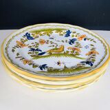 Set of 4 Plates Moustiers