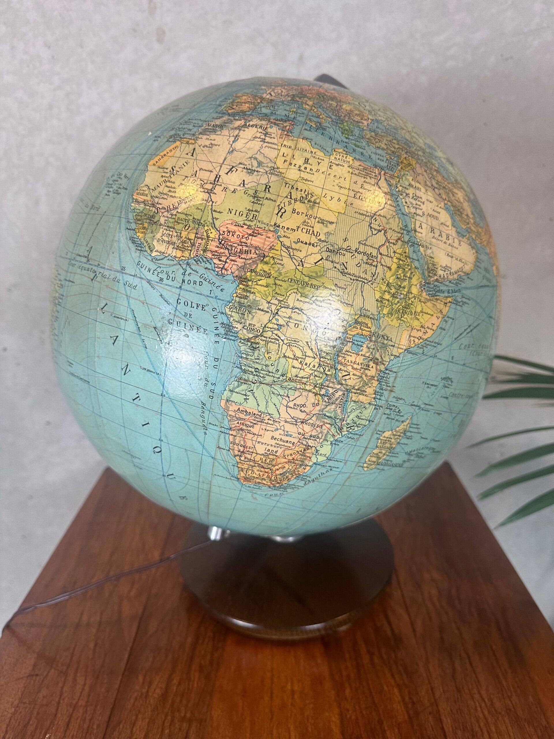 Globe vintage 'Colomb' / éclairage – verre