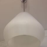 Lustre work Italian glass opalin white