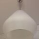 Italian opaline white glass chandelier