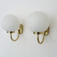 Pair of vintage German wall lamps, brand GS. Year 70 80