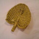 Vintage woven ceramic dish