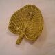 Vintage woven ceramic dish