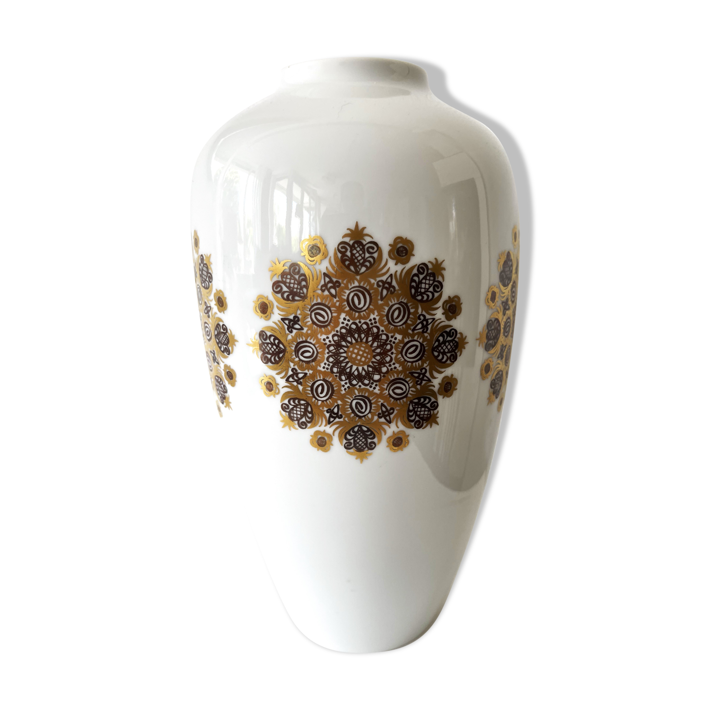 Bavarian porcelain vase H&C Heinrich Selb, Art Nouveau style
