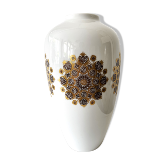 Vase Porcelaine de Bavière H&C Heinrich Selb, style Art nouveau