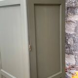 Parisian solid oak wardrobe 1960