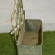Patinated iron wall planter