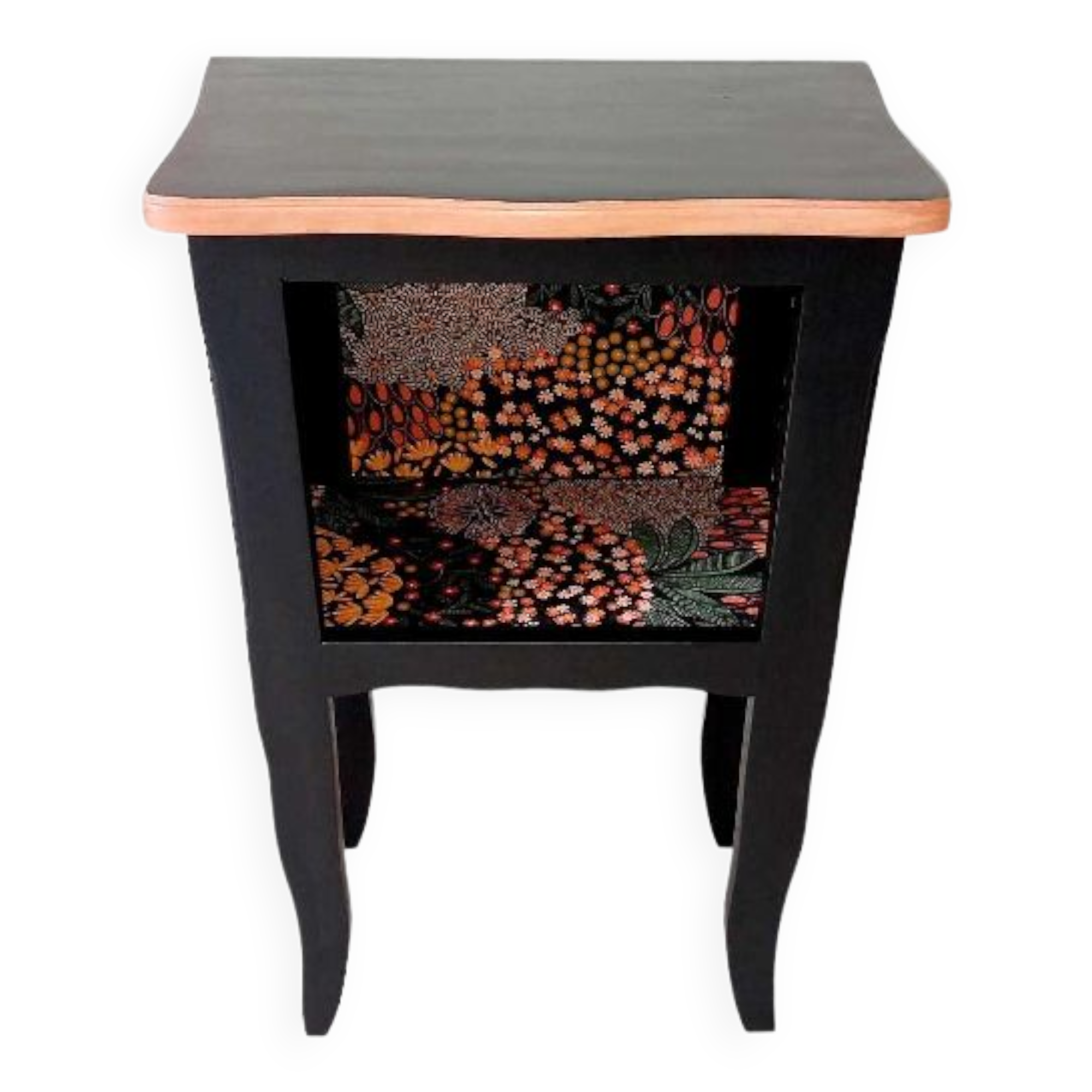 Vintage bedside table restyled