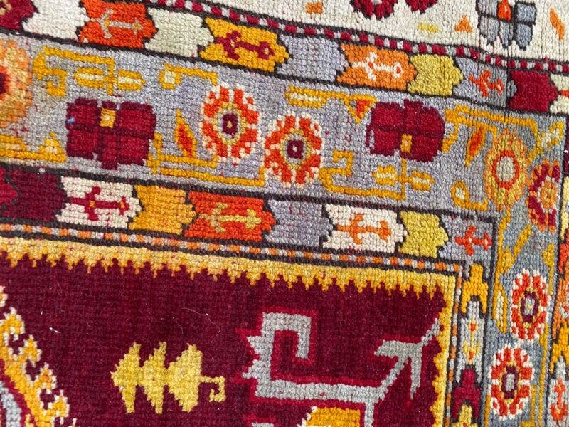 Ancient Turkish carpet Anatolia 110x145 cm