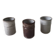 Lot de 3 petits verres liqueur en grès Roger Collet Vallauris