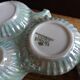 Mustard pepper shaker Victoria China iridescent porcelain