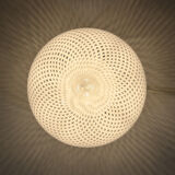 Lampe de table en verre, signée venini, années 1960