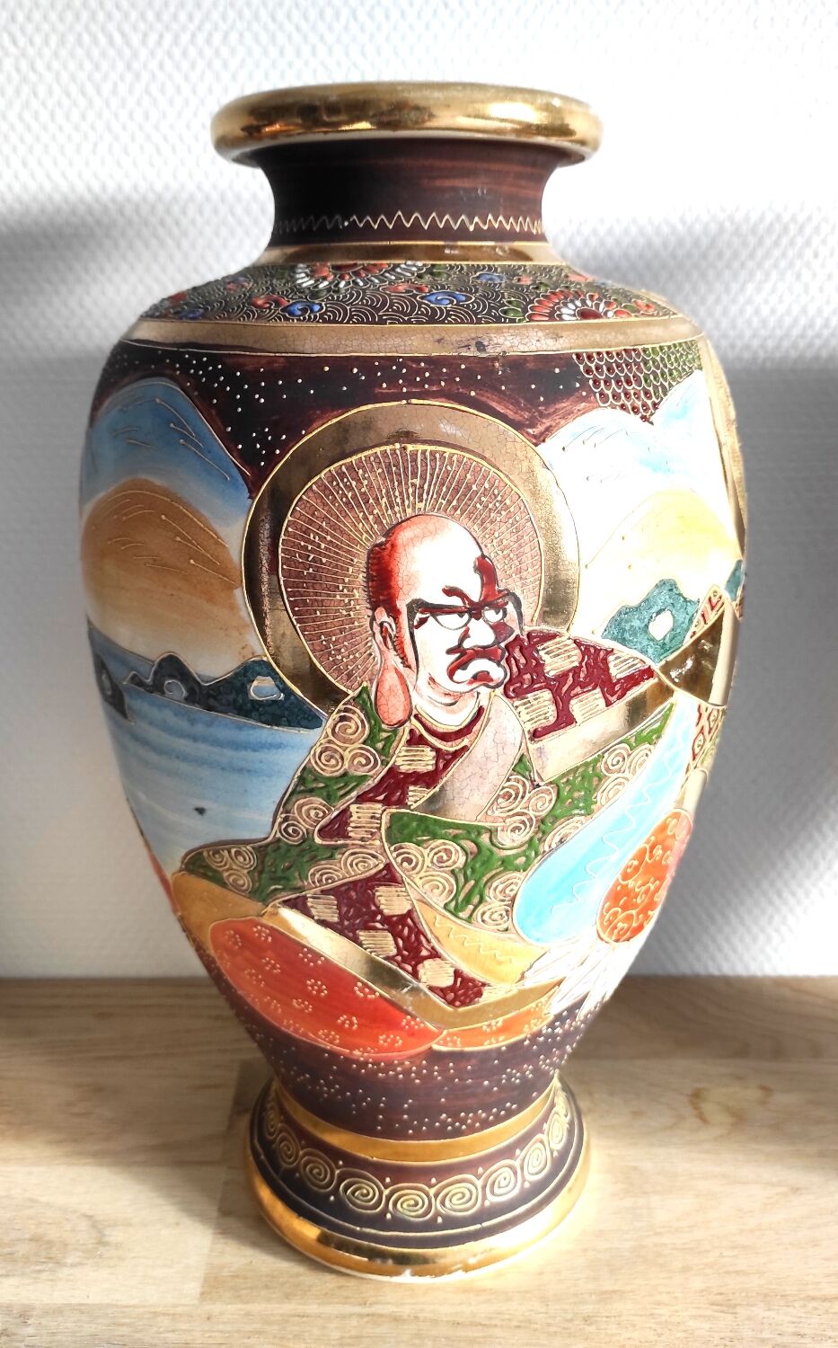 Pair of Satsuma vases