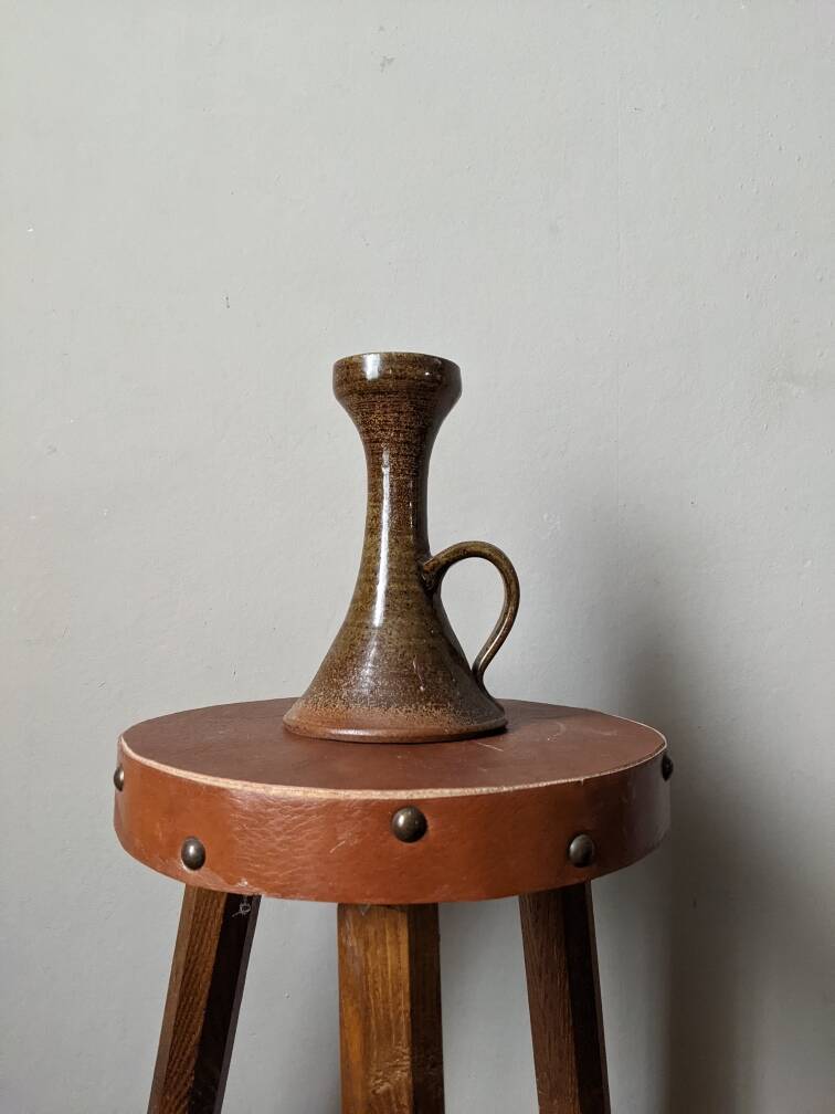 Handmade stoneware soliflore pottery slow Scandinavian decoration