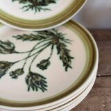 Herbier Gien stoneware plates